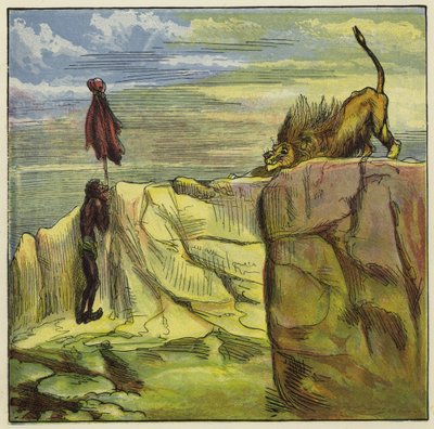 Caccia al leone Ashanti da Ernest Henry Griset