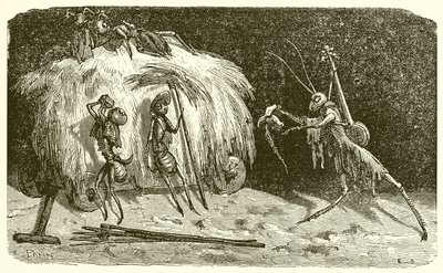 Le formiche e la cavalletta da Ernest Henry Griset