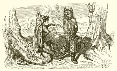 Il gatto e la volpe da Ernest Henry Griset