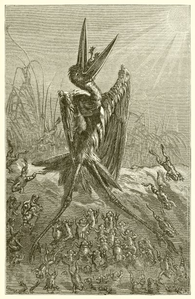 Le rane che desiderano un re da Ernest Henry Griset