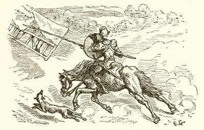Il cavaliere e il suo destriero da Ernest Henry Griset