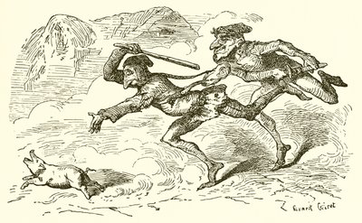 Il buffone e il contadino da Ernest Henry Griset
