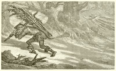 Il vecchio e la morte da Ernest Henry Griset