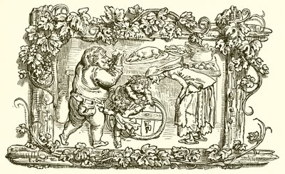 La vecchia e la botte vuota da Ernest Henry Griset