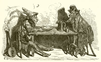 Il satiro e il viaggiatore da Ernest Henry Griset