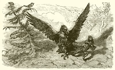 Il passero e la lepre da Ernest Henry Griset