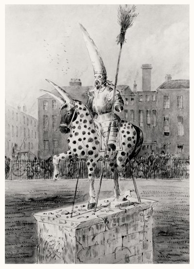 La Statua in Leicester Square, Mercoledì Mattina 17 Ottobre 1866 da Ernest Henry Griset