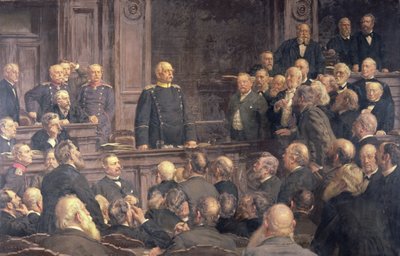 Conferenza del Reichstag tedesco il 6 febbraio 1888 da Ernest Henseler