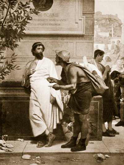 Aristide e il contadino, illustrazione da 