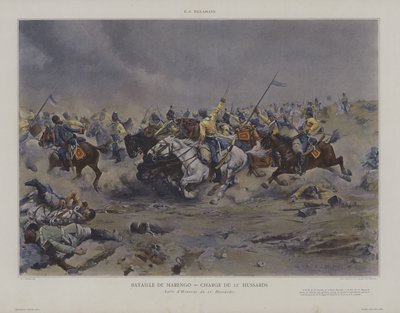 Carica del 12° Ussari alla battaglia di Marengo da Ernest Jean Delahaye