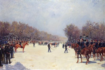 Il funerale di Mac-Mahon, 22 ottobre 1893 da Ernest Jean Delahaye