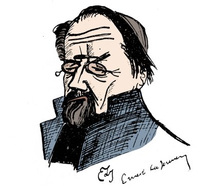 Ritratto di Emile Zola (1840-1902) di Ernest La Jeunesse (1874-1917) da Ernest La Jeunesse