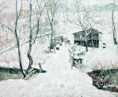 Scena di campagna, inverno da Ernest Lawson