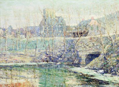 Giornata di nebbia a marzo da Ernest Lawson