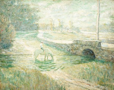 Il cavallo bianco da Ernest Lawson