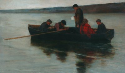 Il funerale di un bambino nelle Highlands, 1896 da Ernest Leopold Sichel