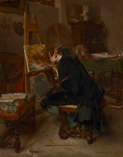 Un pittore da Ernest Meissonier