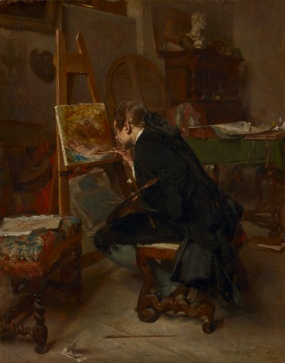 Un Pittore, 1855 da Jean Louis Ernest Meissonier