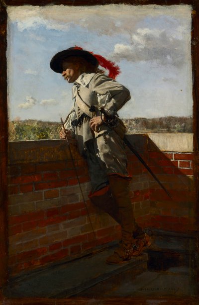 Su una terrazza da Ernest Meissonier