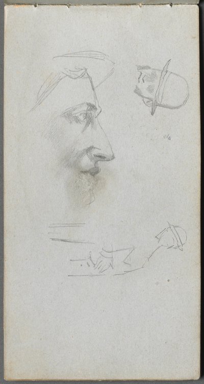 Taccuino, pagina 14: Figure da Ernest Meissonier