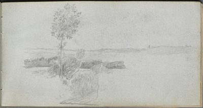 Taccuino, pagina 28: Studio del paesaggio da Ernest Meissonier