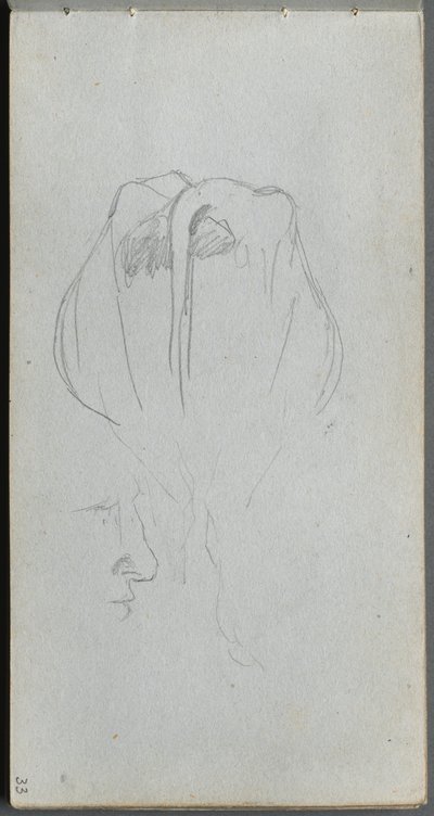 Quaderno degli schizzi, pagina 33: Studio di una mucca da dietro e Studio di profilo da Ernest Meissonier