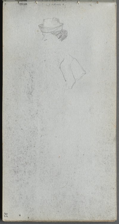 Taccuino, Pagina 35: Studio di una Testa da Jean Louis Ernest Meissonier