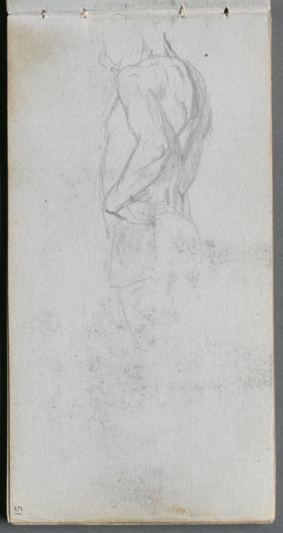 Taccuino, pagina 51: Studio di Figura da Jean Louis Ernest Meissonier