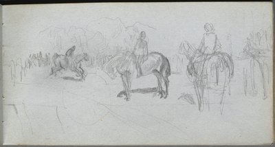 Taccuino, pagina 52: Studio di figura da Ernest Meissonier