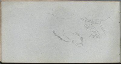 Taccuino, pagina 72: Studio di figura da Jean Louis Ernest Meissonier