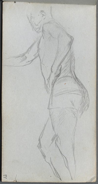 Taccuino, pagina 87: Studio di figura da Ernest Meissonier