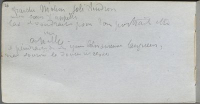 Taccuino, pagina 95: Note da Jean Louis Ernest Meissonier