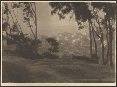 La città dalla cima della collina da Ernest Mitchell Pratt