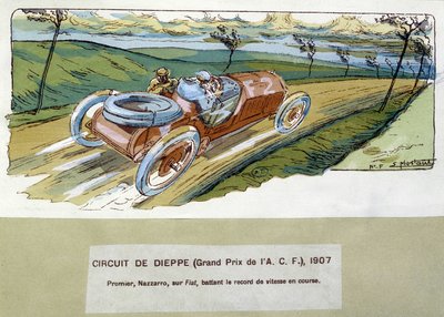 Circuito di Dieppe (A.C.F Grand Prix) da Ernest Montaut