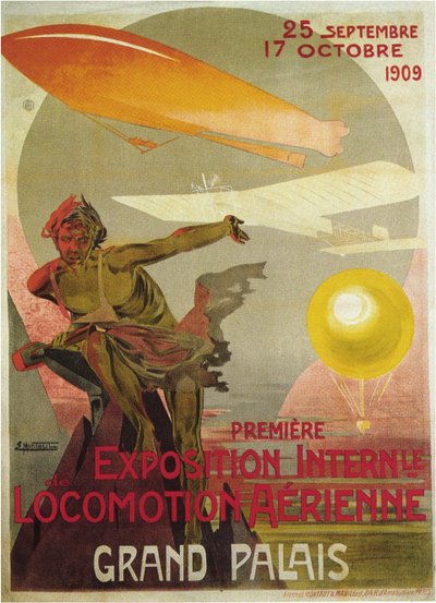 Il primo Salon de la locomotion aérienne, 1909 da Ernest Montaut
