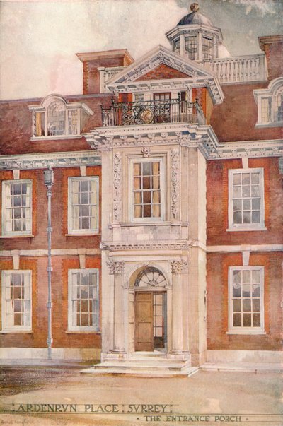 Ardenrun Place, Surrey, c1910 da Ernest Newton
