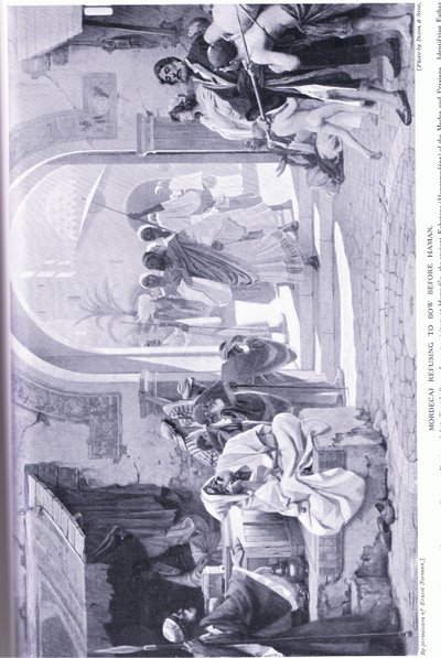 Mardocheo rifiuta di inchinarsi davanti ad Aman 485 a.C. da Ernest Normand