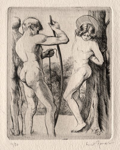 Il martirio di San Sebastiano da Ernest Rouart