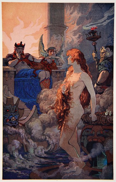 Ishtar negli Inferi, 1915 da Ernest Wellcousins