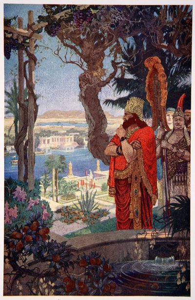 Nabucodonosor nei Giardini Pensili di Babilonia, 1915 da Ernest Wellcousins