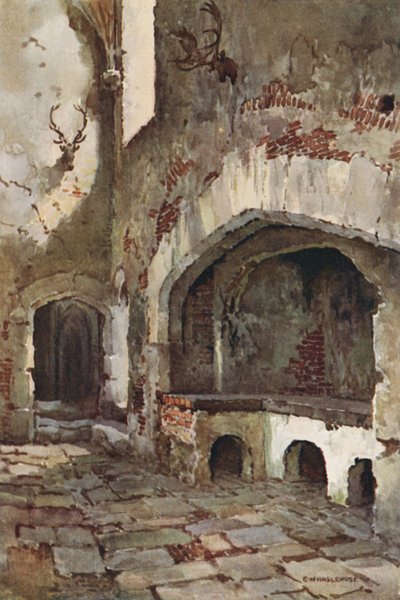 Un Angolo della Cucina di Wolsey da Ernest William Haslehust