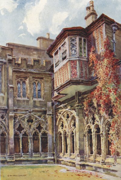 Finestra di Anna Bolena, Chiostri del Decano da Ernest William Haslehust