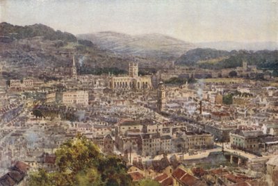 Bath da Beechen Cliff da Ernest William Haslehust
