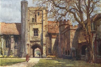 Torre di Beaufort e deambulatorio St. Cross da Ernest William Haslehust