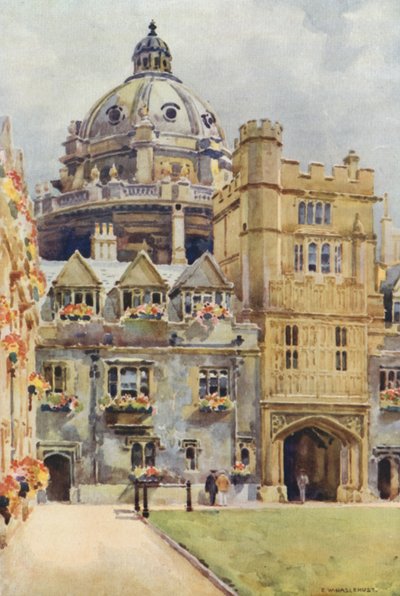 Brasenose College e Rotonda della Biblioteca Radcliffe da Ernest William Haslehust