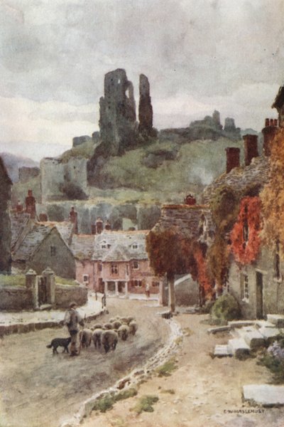 Castello di Corfe da Ernest William Haslehust
