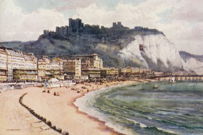 Castello di Dover e Marine Parade da Ernest William Haslehust