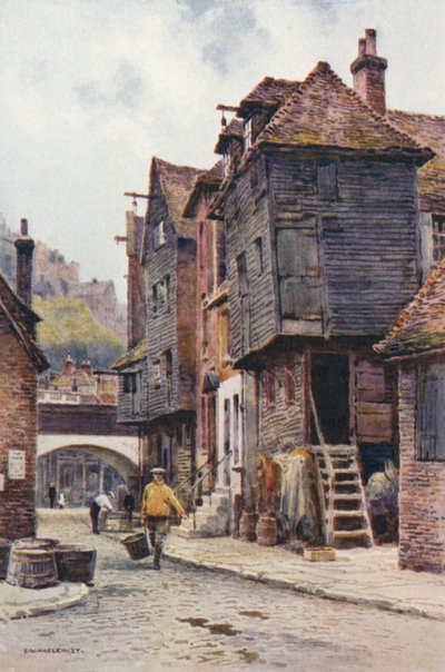 Quartiere dei pescatori, Folkestone da Ernest William Haslehust