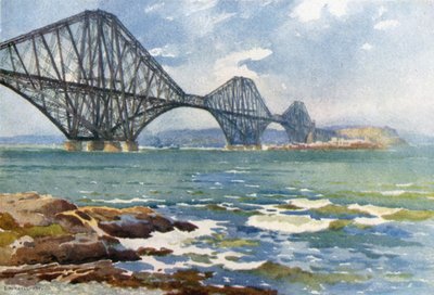 Ponte di Forth e costa di Fife da Ernest William Haslehust