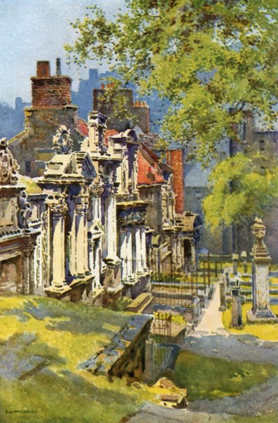 Cimitero di Greyfriars da Ernest William Haslehust